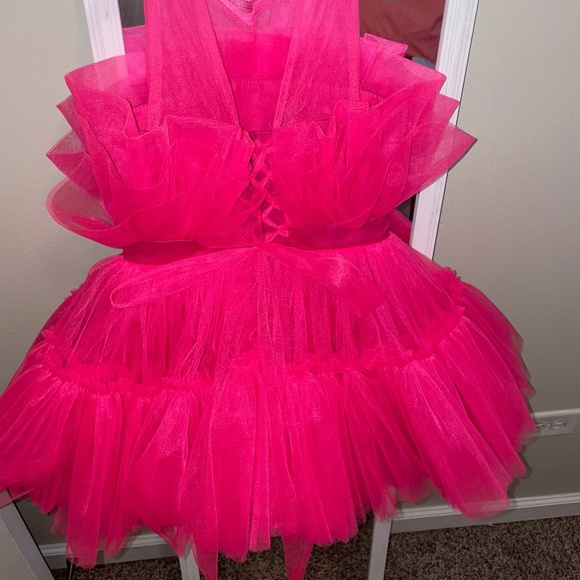 Pink Tulle Party Dress
